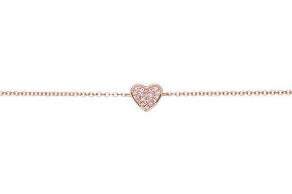 Diamond Heart Bracelet